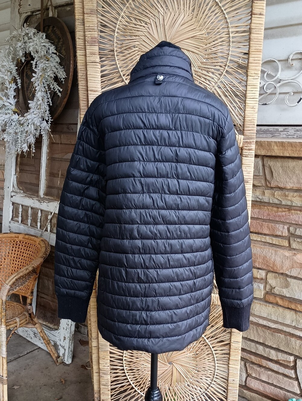 Sam Edelman Women's Black Light Weight Puffer Jacket_L - Picture 4 of 6